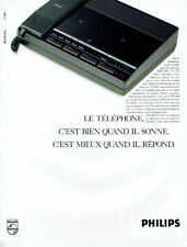 Publicité Advertising1020  1988  Philips  le téléphone répondeur TD  9430