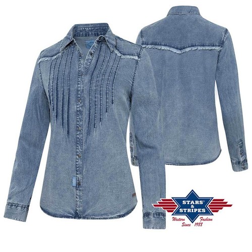 Ref blue chemises country - blue,