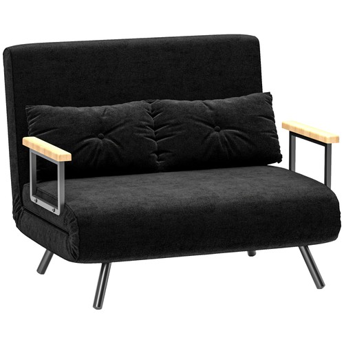 Homcom canapé convertible - homcom, 2