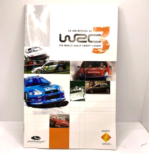Notice wrc 3 - fr, ps2