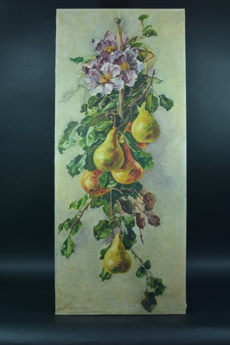 Grand tableau ancien nature - tableau,