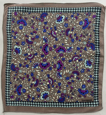 Foulard  vintage  de poche  "