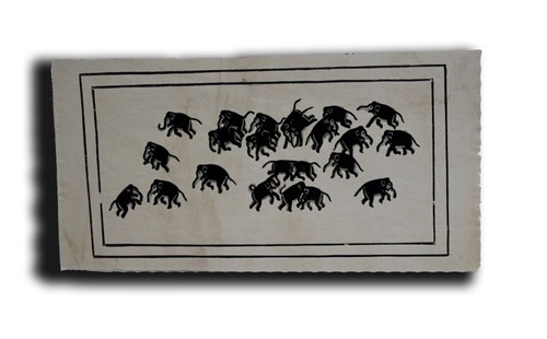 Superbe tableau miniature fait