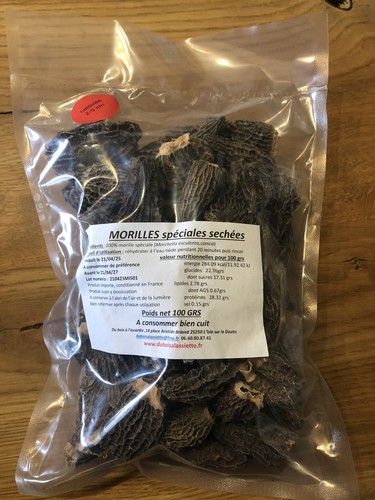 Morilles séchées speciale - séchées,