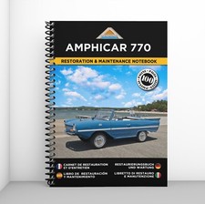AMPHICAR 770 : Cahier de Restauration - 100 Pages - Livraison gratuite !