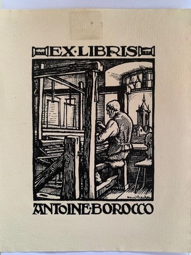 Libris alsace henri bacher - ex-libris,