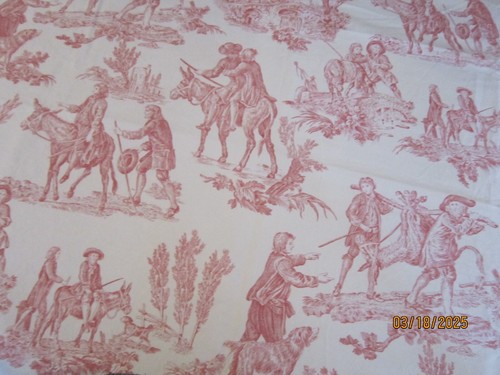 Toile jouy grands motifs - de,