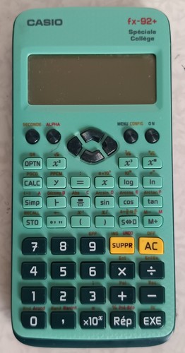 Calculatrice casio - fx-92, +