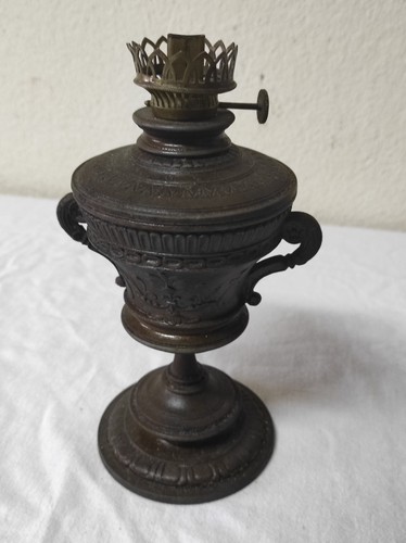 Ancien pied lampe à - ancien,