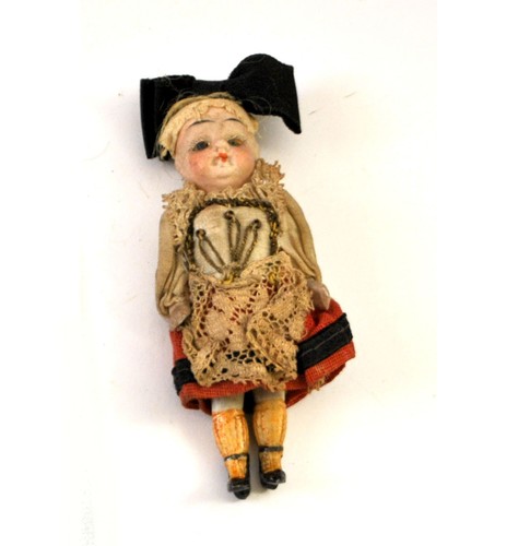Poupée miniature alsacienne - miniature,