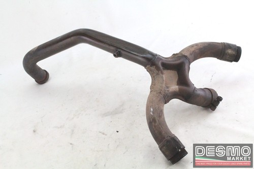 Horizontal exhaust collector