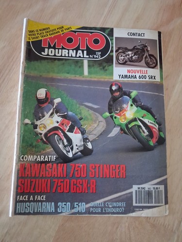 Moto journal 1990 942 - moto, yamaha