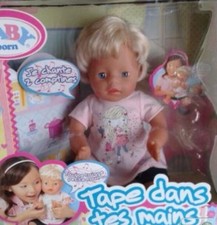 BABY BORN Poupée Tape Dans