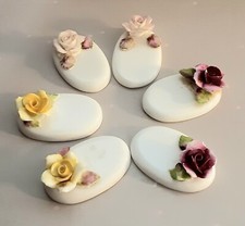 6 Porte Couteaux Porcelaine