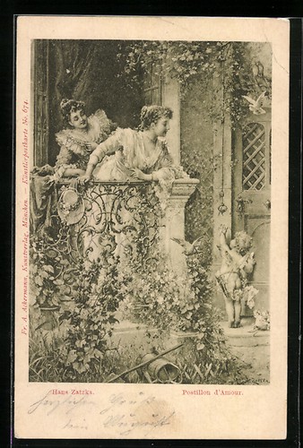 Carte postale artiste - d'artiste, hans