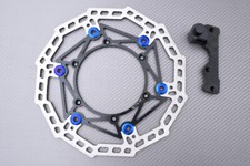 Monodisque Frein Oversize 270mm + Patte Déport YAMAHA WRF 250 WR250F 2014-2016