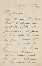 Henri GERVEX - Lettre autographe signée