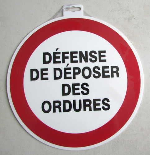 Panneau signalisation - de,