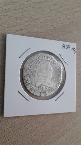 Demi franc col plat - plat, henri