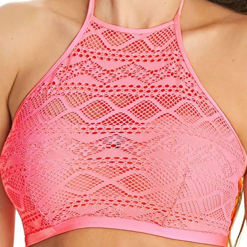 Haut bikini rose - de,