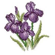 Kit de broderie au point de