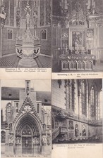 Lot de 4 cartes postales