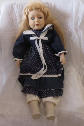 Ancienne grande poupée - , tête