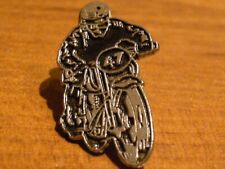 Motorcycle Pins - RIDER ON OLD MOTORCYCLE