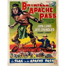 AU MEPRIS DES LOIS Affiche de film  - 35x55 cm. - 1952 - George Sherman, John Lu