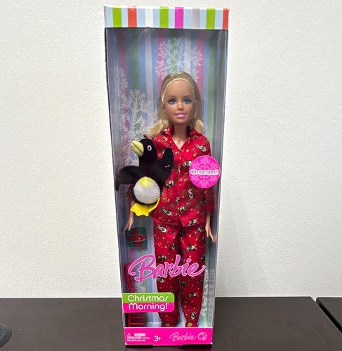 2007 christmas morning barbie - christmas, morning!
