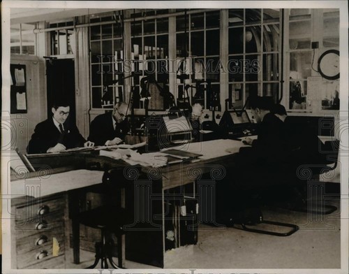 1938 press photo staff - press, london