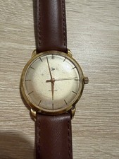 Montre Mecanique Lip Incabloc Plaqué Or Vintage Très Bonne État Fonctionne Bien 