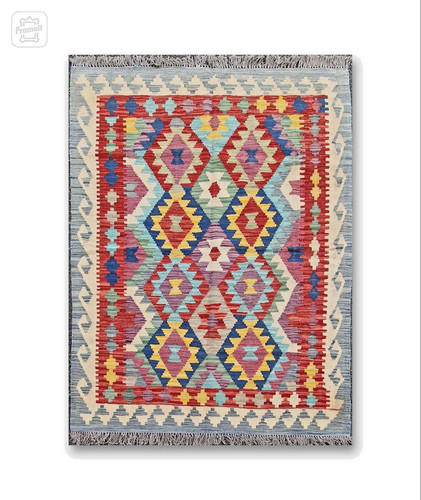 Tapis kilim laine tissé à - tapis, en