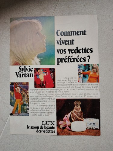 Clipping pub sylvie vartan - pub,