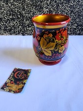 Pot vase Russe Khokhloma peint