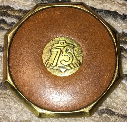 Brass leather bell - brass,