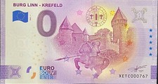 BILLET 0  EURO BURG LINN KREFELD ALLEMAGNE   2021 NUMERO DIVERS