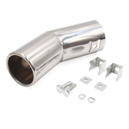 Embout échappement acier - embout, en