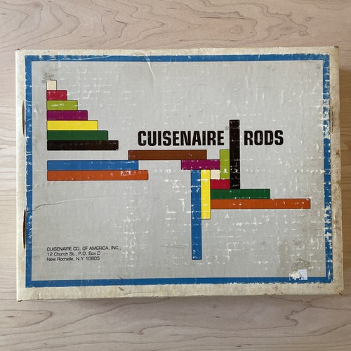 Cuisenaire rods vtg - ~,