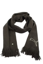 PUMA Écharpe en tricot Dames Écharpe noir style décontracté