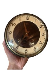 Horloge Mécanique FFR pendule Bakélite Et Laiton Années 50