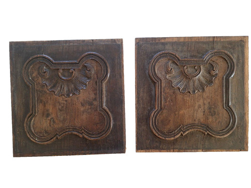 Plaque panneau bois ancien