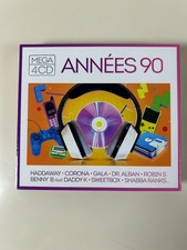 Mega 4 CD - Années 90 - Haddaway, Corona, Gala, Dr. Alban ../ Coffret 4 CD