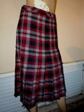 JUPE PLISSEE D'HIVER ECOSSAISE