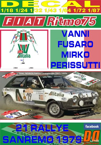 Decal fiat ritmo abarth - ritmo,