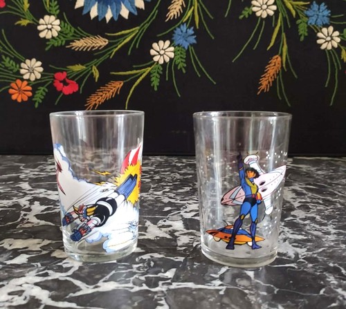 Verres moutarde goldorak - moutarde,