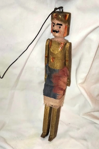 Marionnette ancienne en - ancienne,