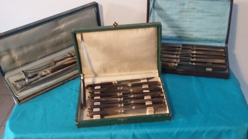 Anciens couteaux service - service, a