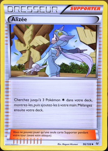 Carte pokémon 108 alizée - carte,