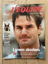 L’équipe Magazine N°1404 06/2009 Roger Ferderer Larmes Absolues Roland Garros